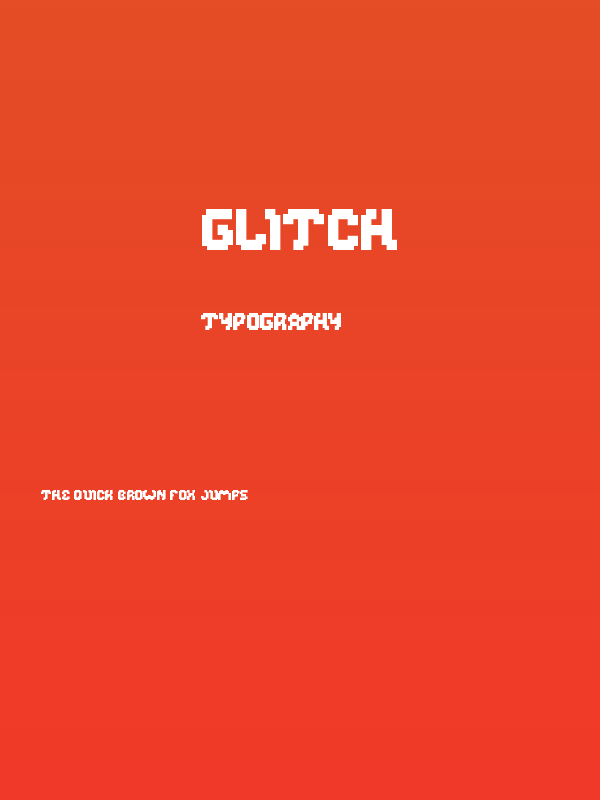 glitch Poster