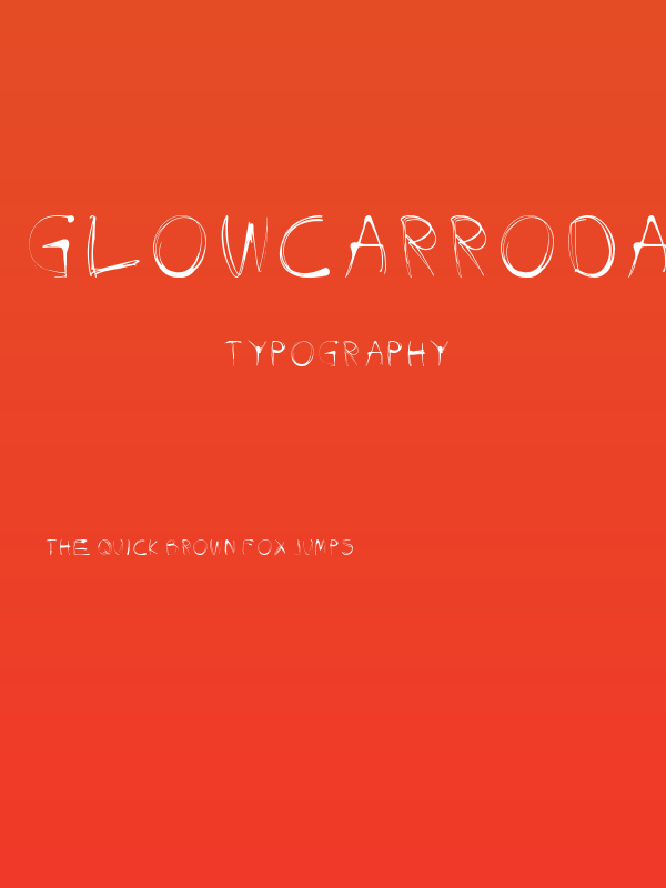 glow-carro-danish-spiik Poster