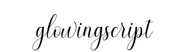 glowingscript  baixar fontes gratis
