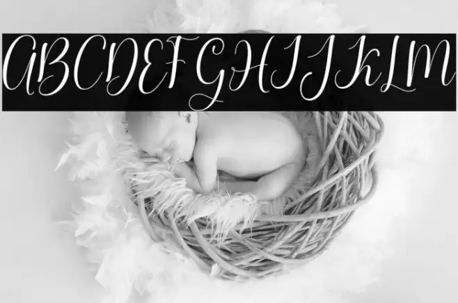 glowingscript Font examples