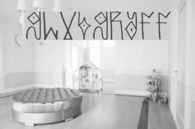 glubgraff Font examples