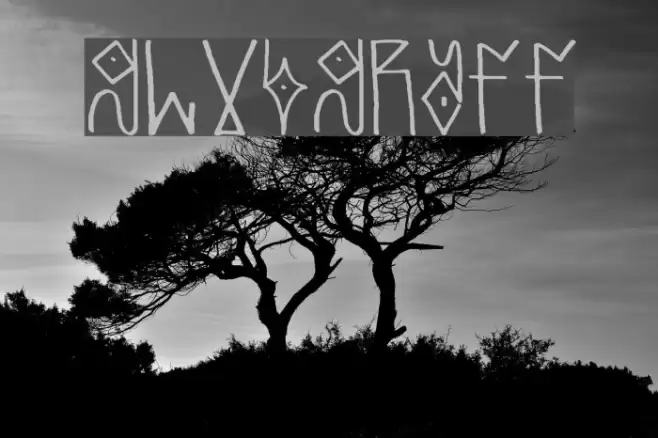 glubgraff Font examples