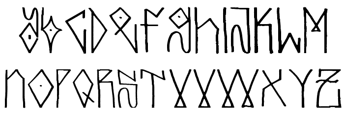 glubgraff Fonte MINÚSCULAS