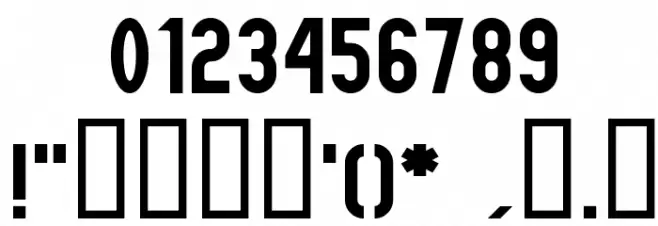 GM Exp Norm フォント その他の文字