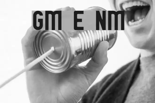 GM Exp Norm フォント examples