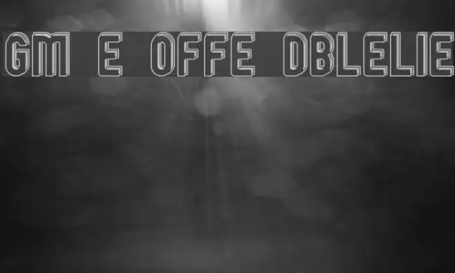 GM Exp Offset Doubleoutline フォント examples