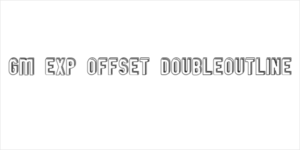 GM Exp Offset Doubleoutline Logo