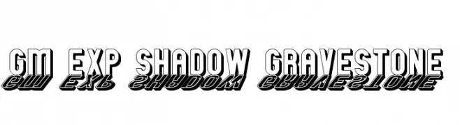 GM Exp Shadow Gravestone  Fuentes Gratis Descargar