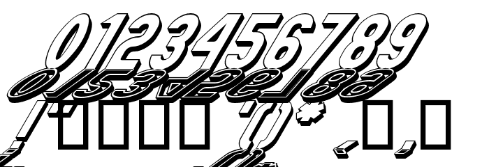 GM Exp Shadow Gravestone2 Font OTHER CHARS