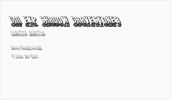 GM Exp Shadow Gravestone3 Business Card