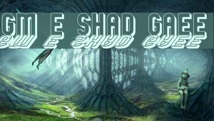 GM Exp Shadow Gravestone Font examples