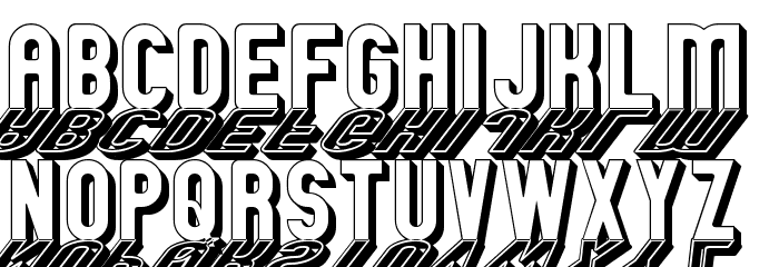 GM Exp Shadow Gravestone Font LOWERCASE