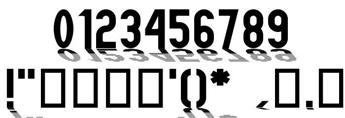 GM Exp Shadow Font OTHER CHARS