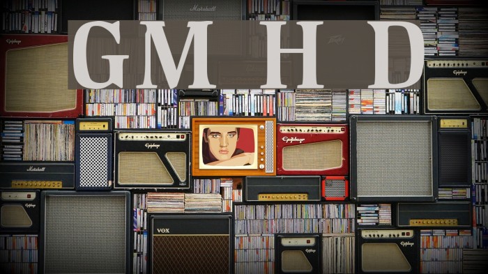 GM Hightop Demoversion Font examples