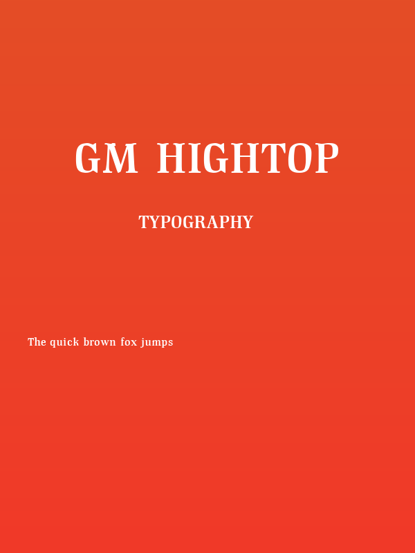 GM Hightop Poster