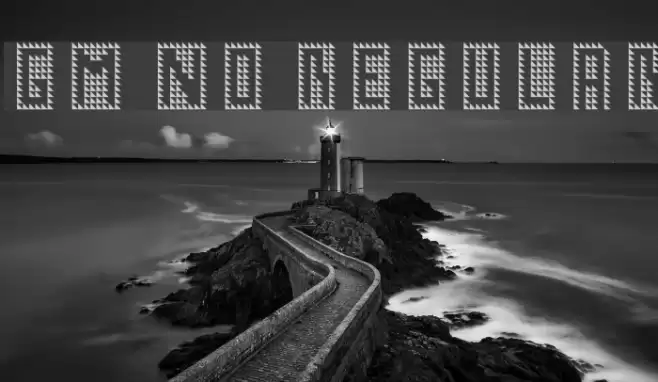 GM No1 Regular Font examples