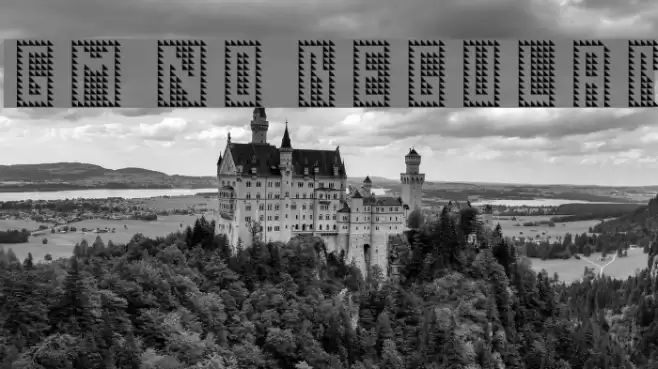 GM No1 Regular Font examples