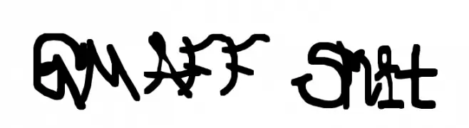 GMAFF Shit  免费字体下载
