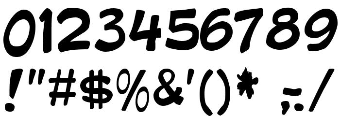 GNATFONT Font OTHER CHARS