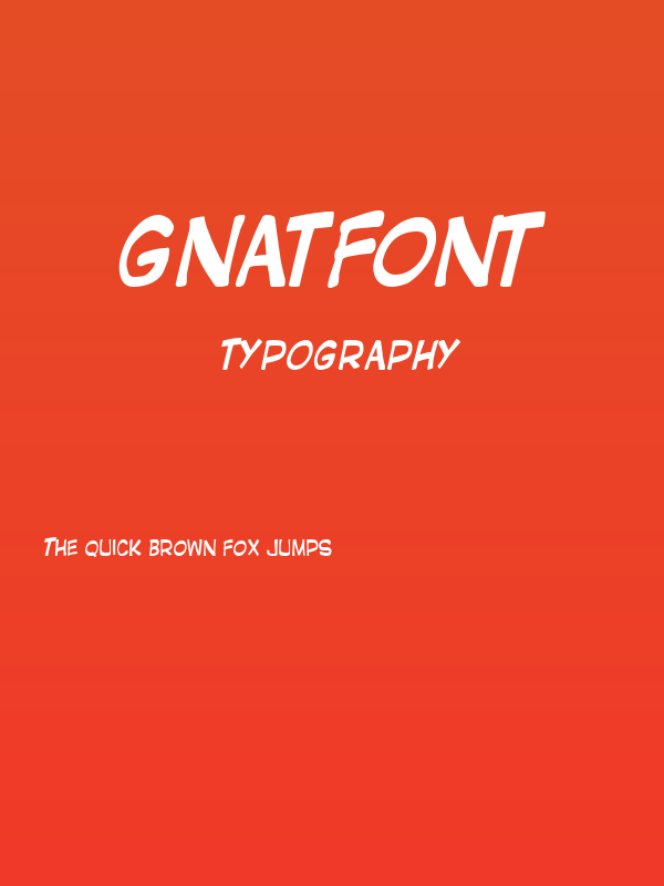 GNATFONT Poster