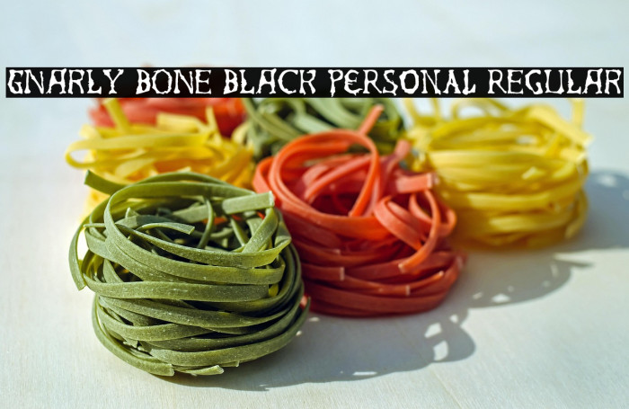 Gnarly Bone Black PERSONAL Regular Example 2