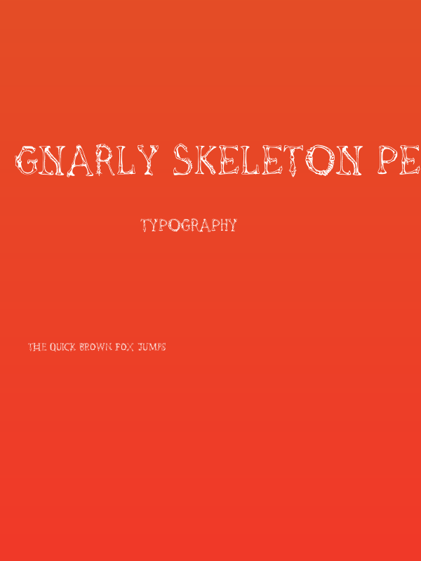 Gnarly Skeleton PERSONAL USE Regular Poster