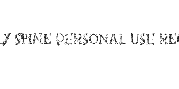 Gnarly Spine PERSONAL USE Regular Logo