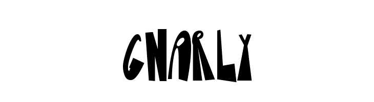 Gnarly  Fuentes Gratis Descargar