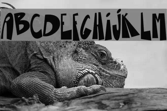 Gnarly Font examples