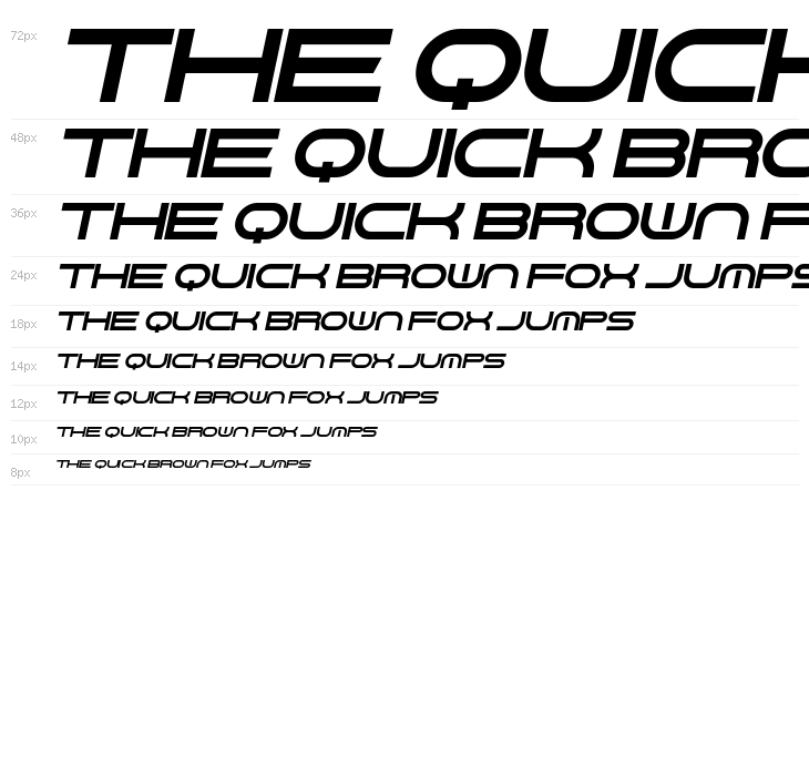 Gnaw Hard Italic Waterfall