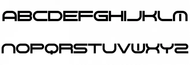 Gnaw Hard Font UPPERCASE