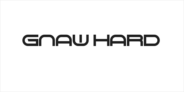 Gnaw Hard Logo