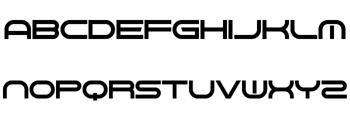Gnaw Hard Font LOWERCASE