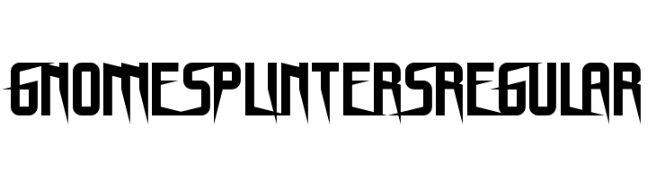 Gnome Splinters Regular  les polices de caractères gratuit tlcharger