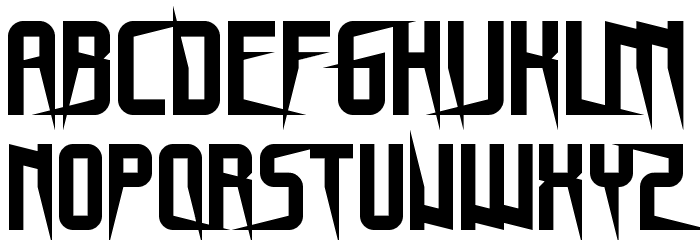 Gnome Splinters Regular Font LOWERCASE