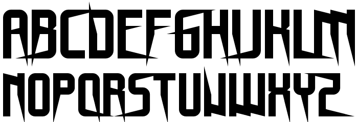 Gnome Splinters Regular Schriftart Kleinbuchstaben