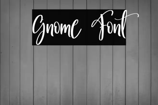 Gnome फ़ॉन्ट examples