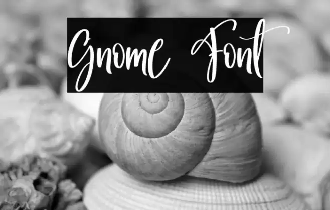 Gnome फ़ॉन्ट examples