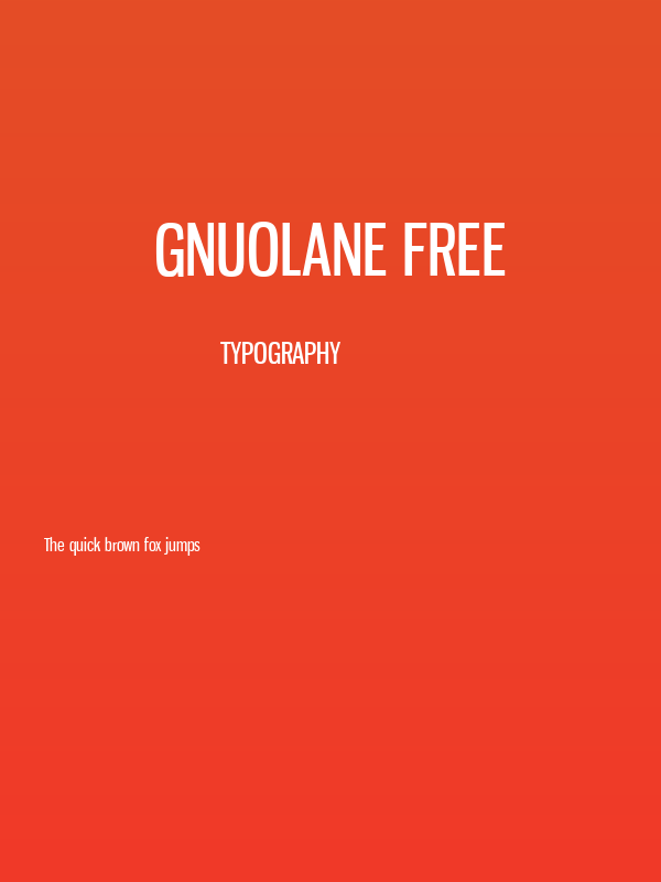 Gnuolane Free Poster