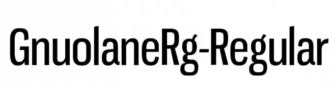 GnuolaneRg-Regular  Fuentes Gratis Descargar