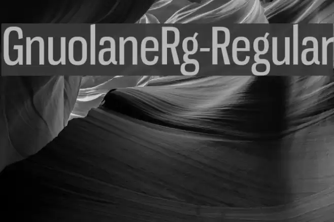 GnuolaneRg-Regular Font examples