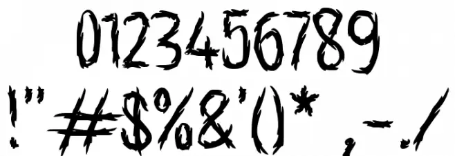 GODONG GARING Font OTHER CHARS