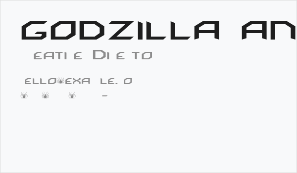 GODZILLA ANIME Business Card