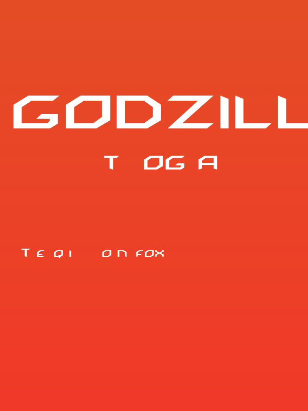 GODZILLA ANIME Poster