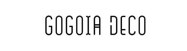 GOGOIA Deco  免费字体下载