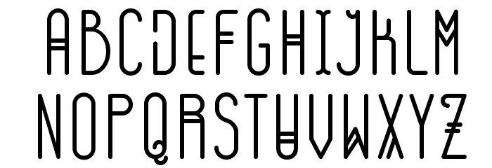 GOGOIA Deco Schriftart Kleinbuchstaben