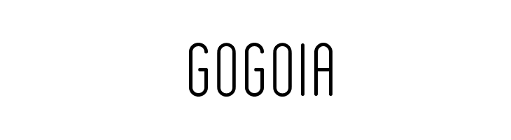 GOGOIA  font caratteri gratis