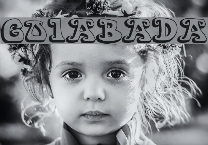 GOIABADA Font examples