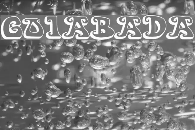 GOIABADA Font examples