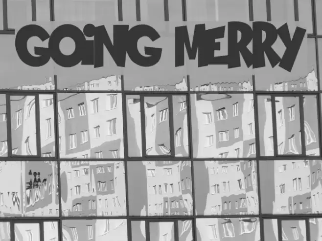 GOING MERRY Font examples